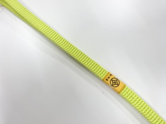  未使用品　正絹　帯留め用　手組三分紐